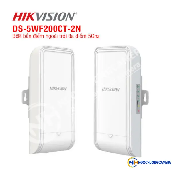 Bộ bắn điểm ngoài trời đa điểm 5Ghz HIKVISION DS-3WF02-5AC/D