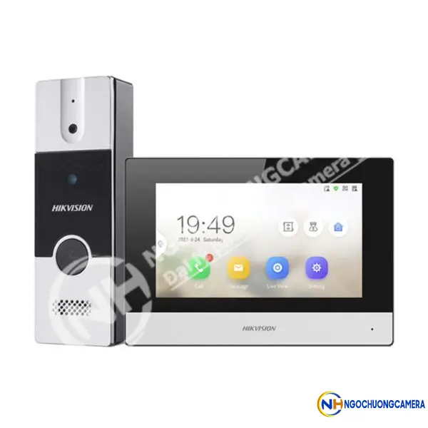 Bộ chuông cửa màn hình IP HIKVISION SH-KIS6213-WTDE
