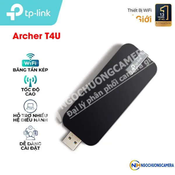 Bộ chuyển đổi USB Wifi TP-Link Archer T4U