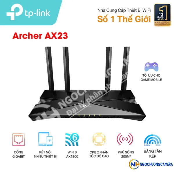 Bộ phát Wifi 6 AX1800 TP-LINK Archer AX23