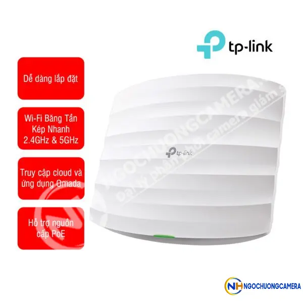 Bộ phát Wifi Gắn Trần Gigabit AC1350 MU-MIMO TP-LINK TL-EAP225