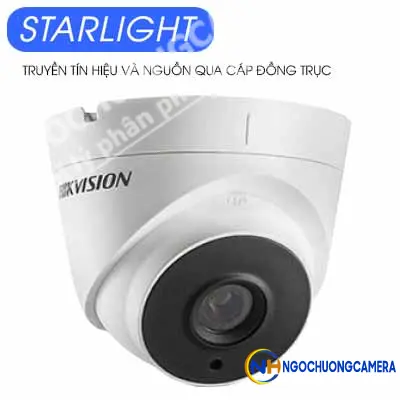 Camera Dome HDTVI 2MP Starlight Hikvision DS-2CE56D8T-IT3E