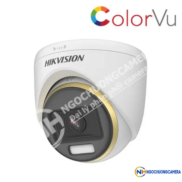 Camera HDTVI ColorVu 2MP HIKVISION DS-2CE70DF3T-PFS