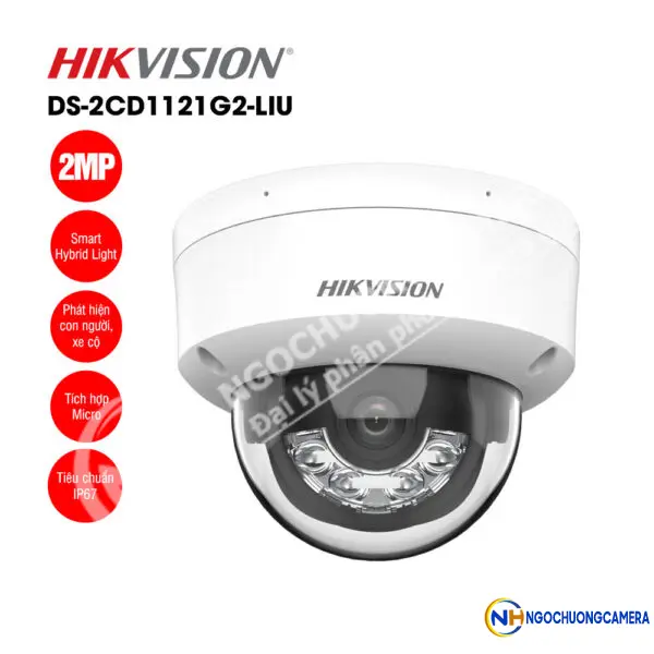 Camera IP 2MP bán cầu HIKVISION DS-2CD1121G2-LIU