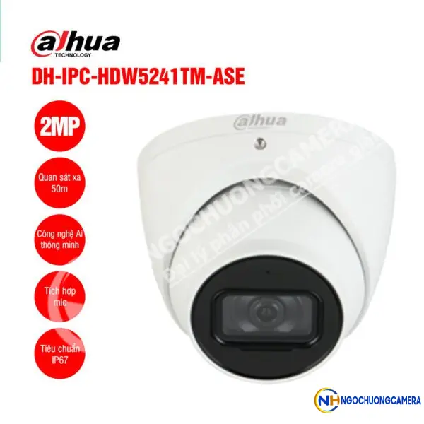 Camera IP 2MP DAHUA DH-IPC-HDW5241TM-ASE