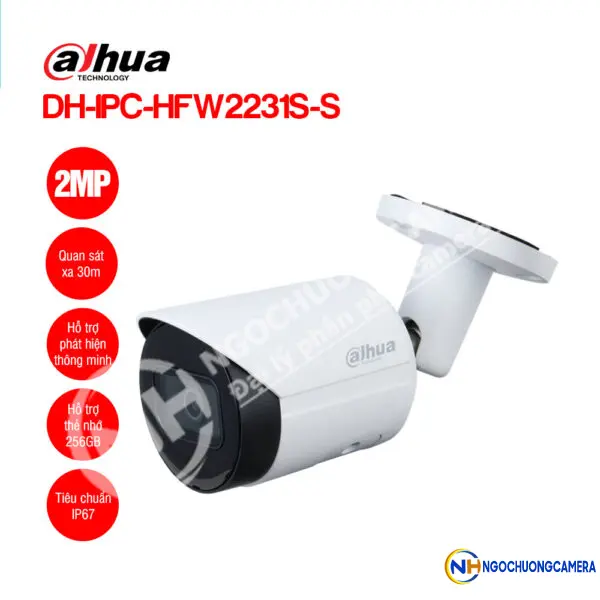 Camera IP 2MP DAHUA DH-IPC-HFW2231S-S