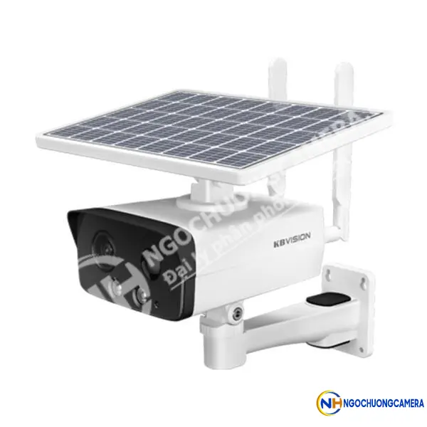 Camera IP 4G tích hợp pin năng lượng mặt trời 4MP KBVISION KX-CF4203GN-AL-SP