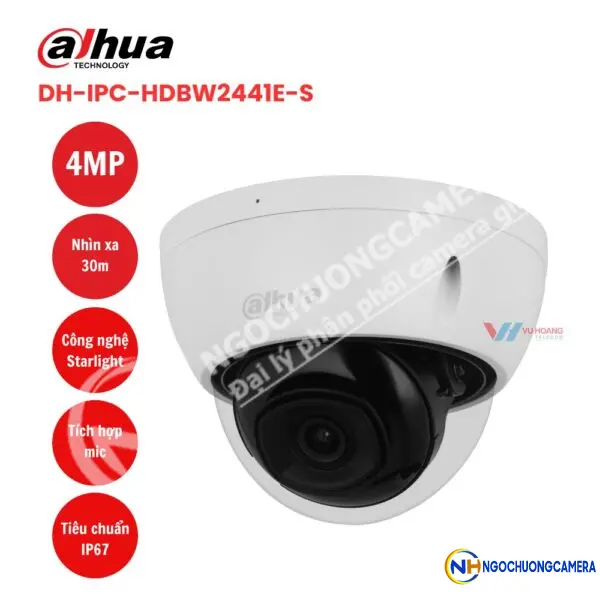Camera IP 4MP DAHUA DH-IPC-HDBW2441E-S