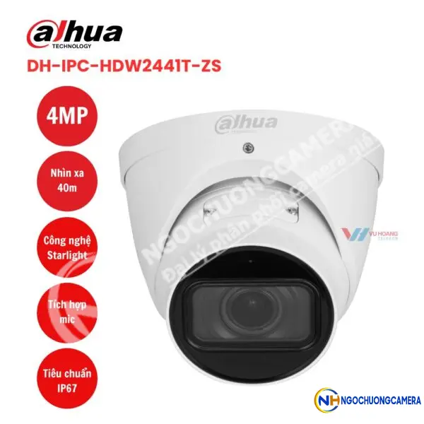 Camera IP 4MP DAHUA DH-IPC-HDW2441T-ZS