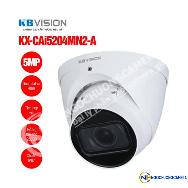 Camera IP Dome 5MP KBVISION KX-CAi5204MN2-A