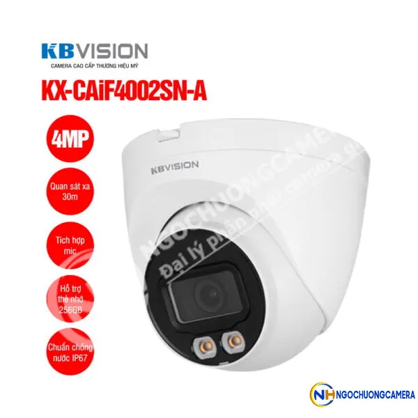 Camera IP Full color 4MP KBVISION KX-CAiF4002SN-A