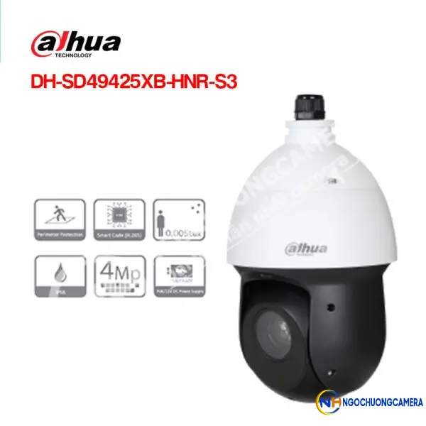 Camera IP Speed Dome 4MP DAHUA DH-SD49425XB-HNR-S3