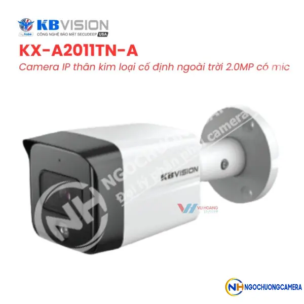 Camera IP thân 2MP KBVISION KX-A2011TN-A