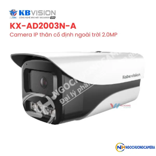 Camera IP thân 2MP KBVISION KX-AD2003N-A