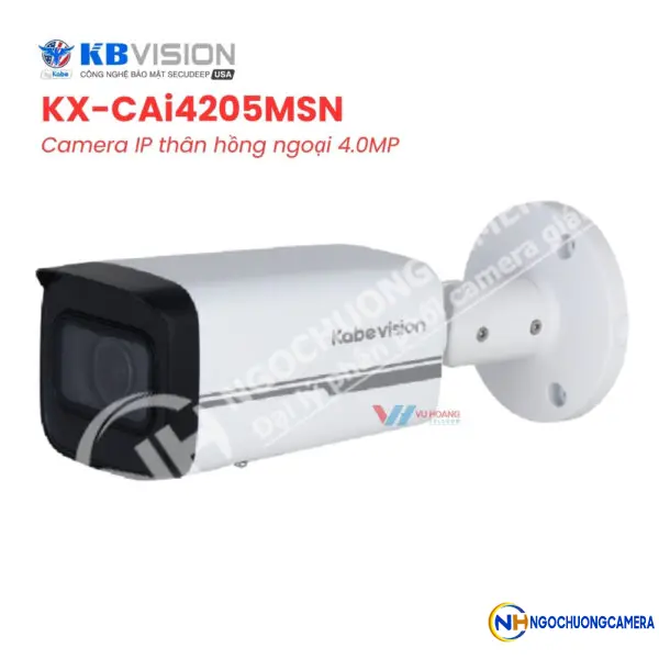 Camera IP thân 4MP KBVISION KX-CAi4205MSN
