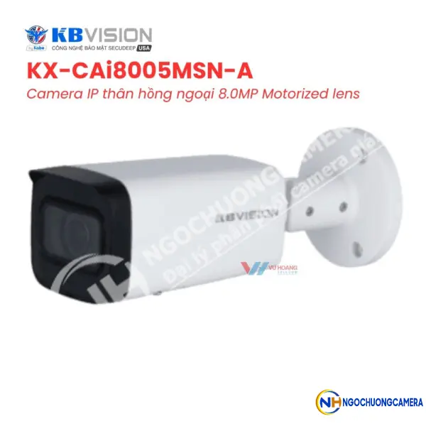 Camera IP thân 8MP KBVISION KX-CAi8005MSN-A