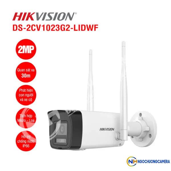 Camera IP Wifi 2MP HIKVISION DS-2CV1023G2-LIDWF