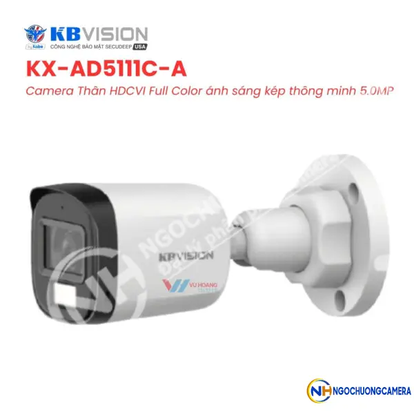 Camera Thân HDCVI Full Color 5MP KBVISION KX-AD5111C-A