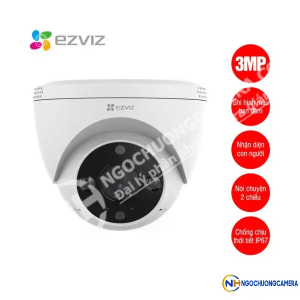 Camera WiFi bán cầu thông minh EZVIZ H4 2K (3MP)