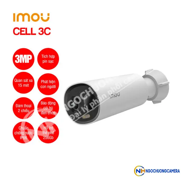 Camera Wifi dùng pin IMOU CELL 3C 3MP