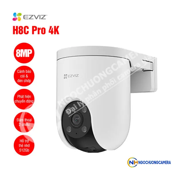Camera WiFi EZVIZ H8C Pro 4K 8MP