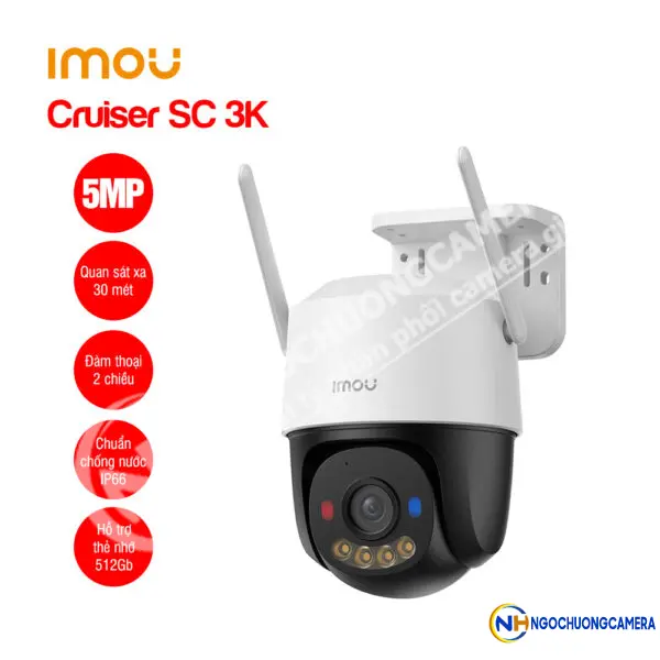 Camera Wifi iMOU Cruiser SC 3K 5MP (IPC-K7FP-5H0WE)