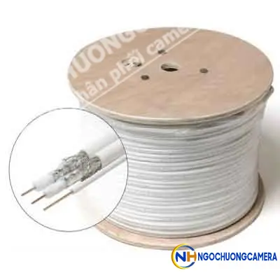 Cáp đồng trục liền nguồn Sino RG59 + 2C lõi đồng (305m)