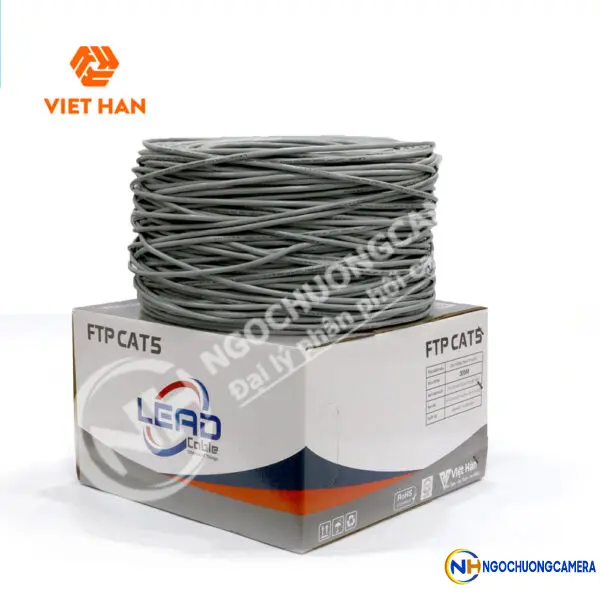 Cáp mạng 305m Việt Hàn LEAD CAT.5 FTP 25AWG 305m