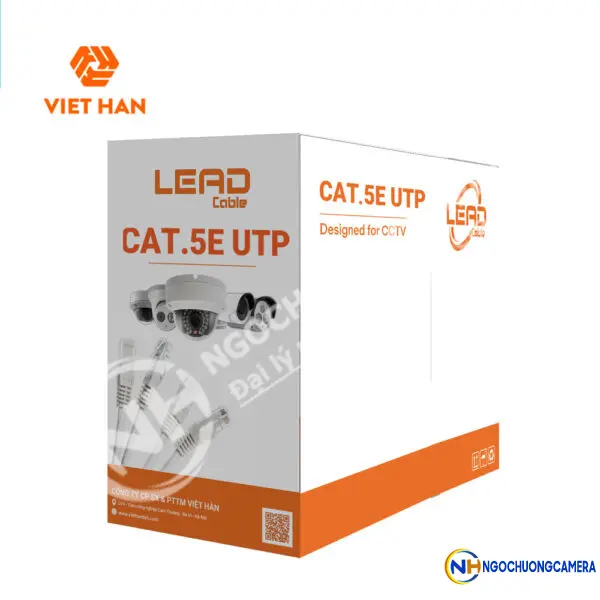 Cáp mạng 305m Việt Hàn LEAD CAT.5E UTP 25AWG 305m