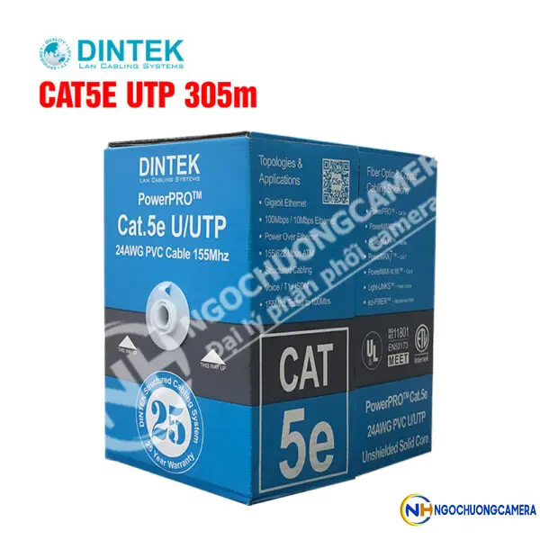 Cáp mạng Dintek CAT.5E UTP 305m (1101-03029)