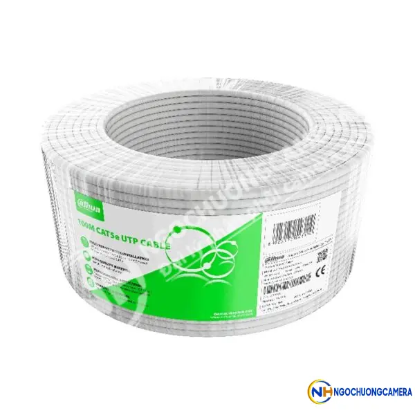 Cáp mạng UTP CAT.5E lõi hợp kim 100m DAHUA DH-PFM922I-5EUN-C-100