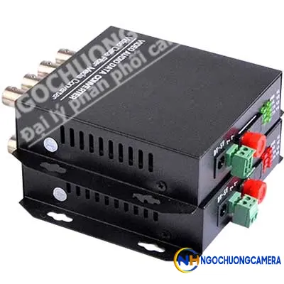 Converter Quang HDtec 4 Port BNC Video + RS485 Data