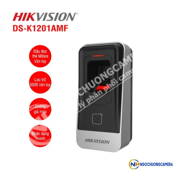 Đầu đọc thẻ Mifare, Vân tay HIKVISION DS-K1201AMF