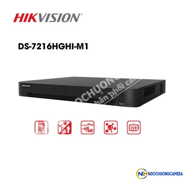 Đầu ghi hình 16 kênh Turbo HD 5 Hikvision DS-7216HGHI-M1