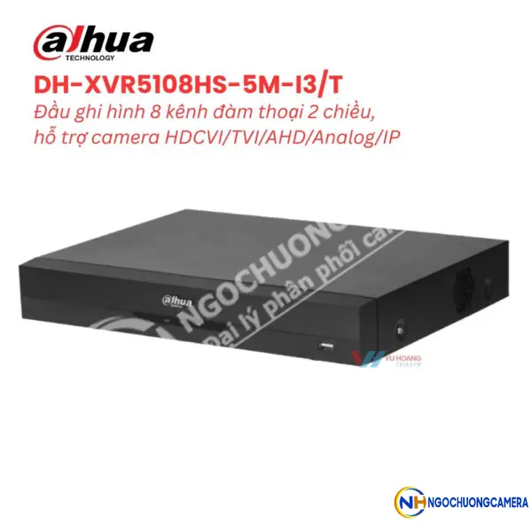 Đầu ghi hình 8 kênh DAHUA DH-XVR5108HS-5M-I3/T