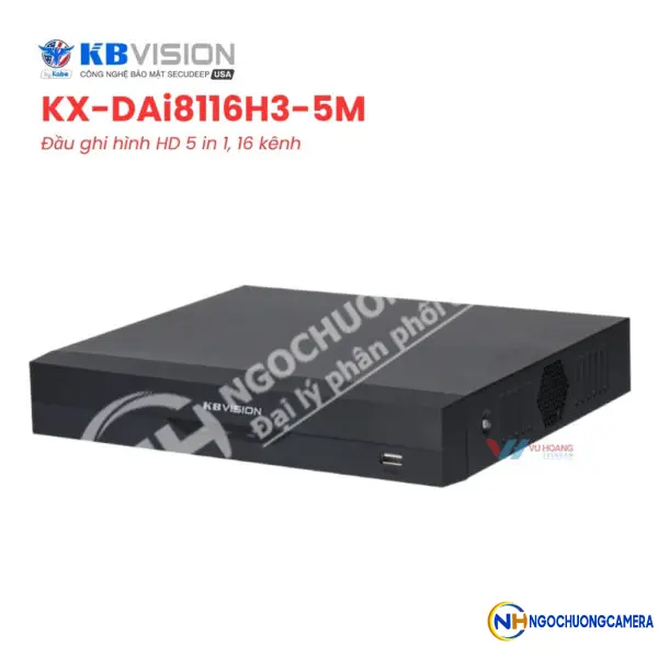 Đầu ghi hình HD 5 in 1 16 kênh KBVISION KX-DAi8116H3-5M