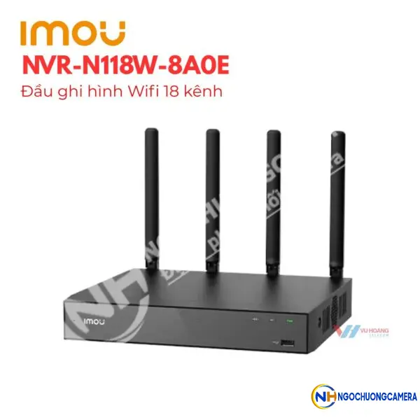 Đầu ghi Wifi 18 kênh IMOU NVR-N118W-8A0E