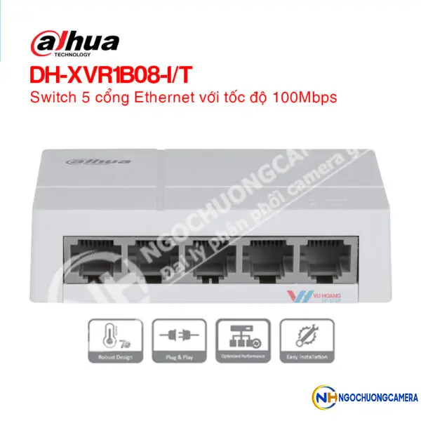 Ethernet Switch 5 cổng DAHUA DH-SF1005L