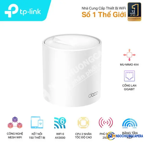 Hệ thống Wi-Fi Mesh AX5400 TP-LINK Deco X60(1-pack)