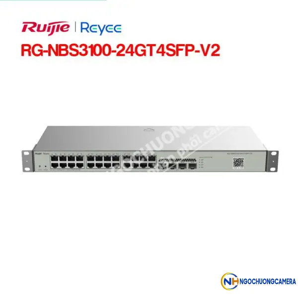 Layer 2 Smart Managed Switch 24 Cổng RUIJIE REYEE RG-NBS3100-24GT4SFP-V2