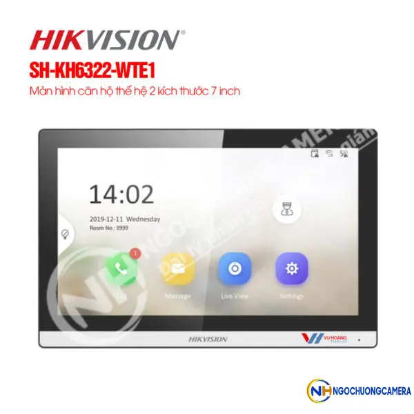 Màn hình chuông cửa IP Hikvision SH-KH6352-WTE1