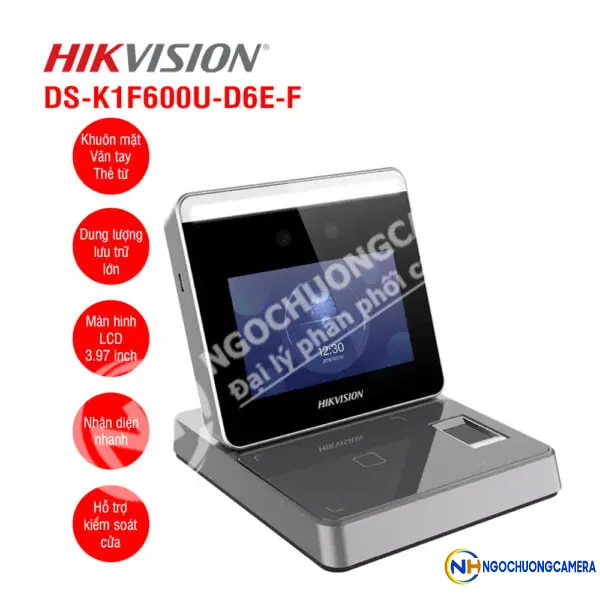 Máy đăng ký khuôn mặt HIKVISION DS-K1F600U-D6E-F
