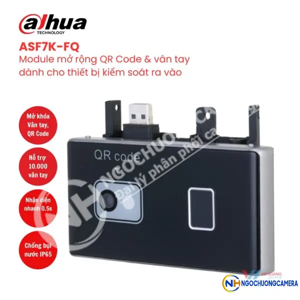Module QR Code Và Vân Tay Dahua ASF7K-FQ IP65