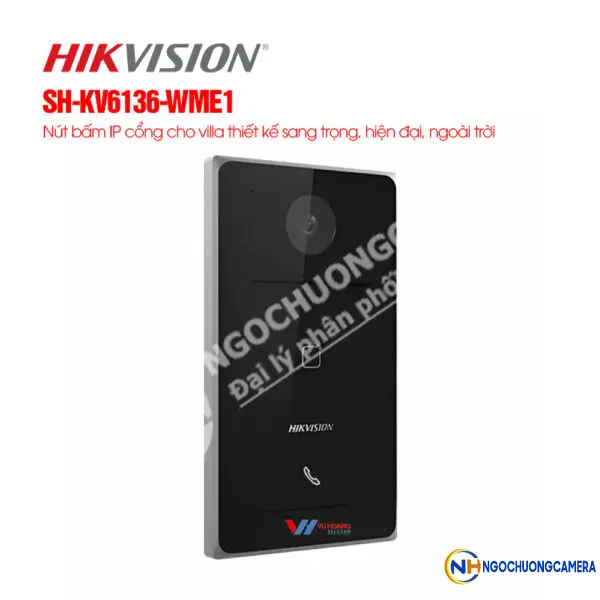 Nút bấm IP cổng cho villa Hikvision SH-KV6136-WME1
