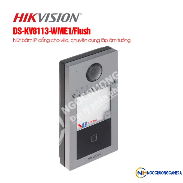 Nút bấm IP lắp chìm Hikvision DS-KV8113-WME1/Flush