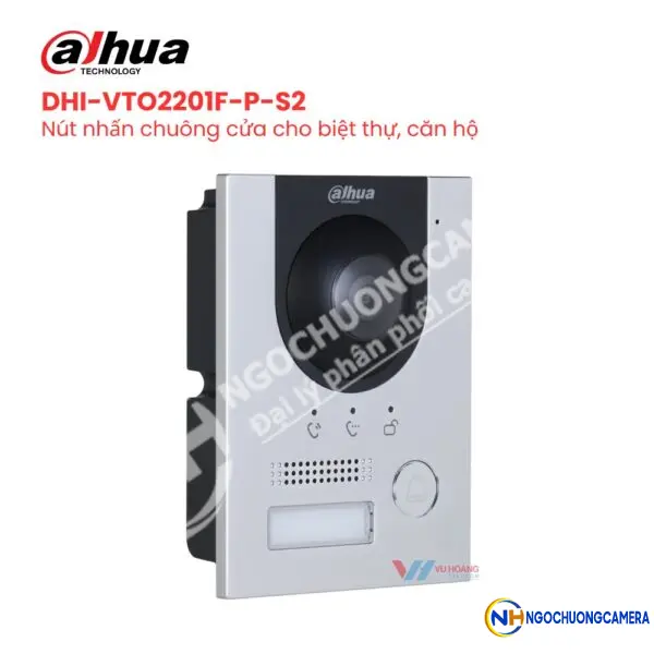 Nút nhấn chuông cửa DAHUA DHI-VTO2201F-P-S2-N