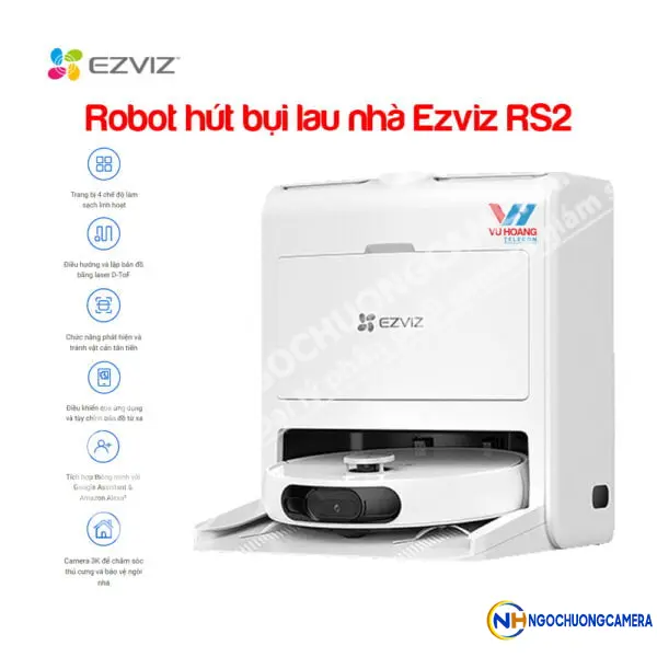 Robot hút bụi và lau nhà thông minh EZVIZ RS2