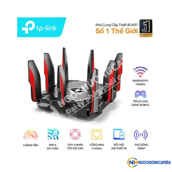 Router 3 Băng Tần Wi-Fi 6 AX11000 TP-LINK Archer AX11000