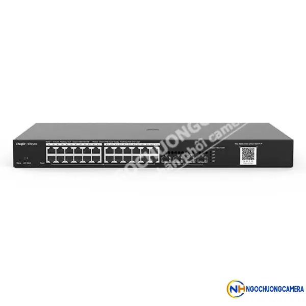 Switch 24 cổng 10/100/1000BASE-T RUIJIE REYEE RG-NBS3100-24GT4SFP