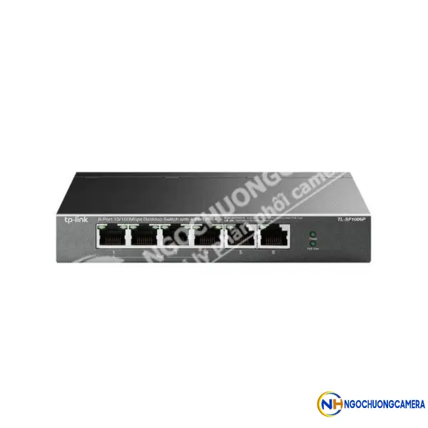 Switch 6 Cổng 10/100Mbps với 4 Cổng PoE+ TP-LINK TL-SF1006P